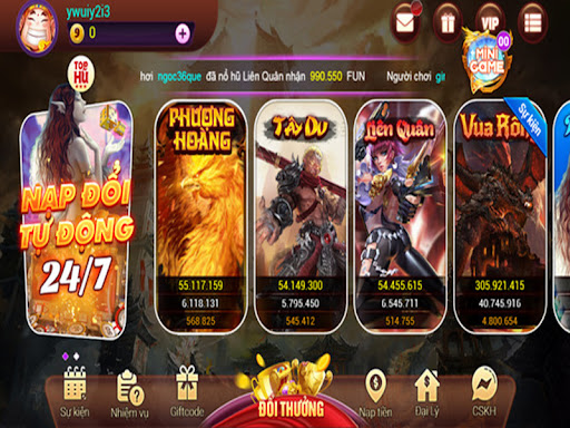 Nổ hũ bom24h sở hữu kho game cực kỳ đa dạng